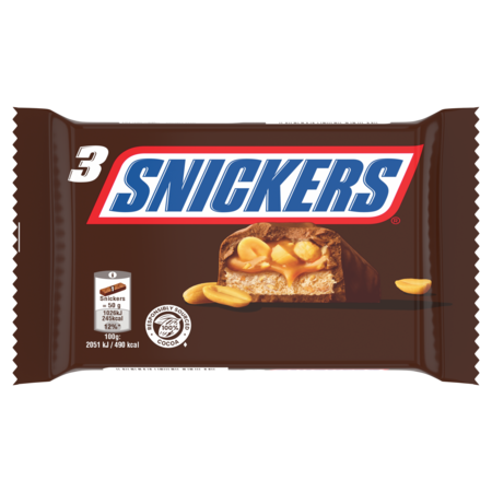150g Barres X3 Snickers