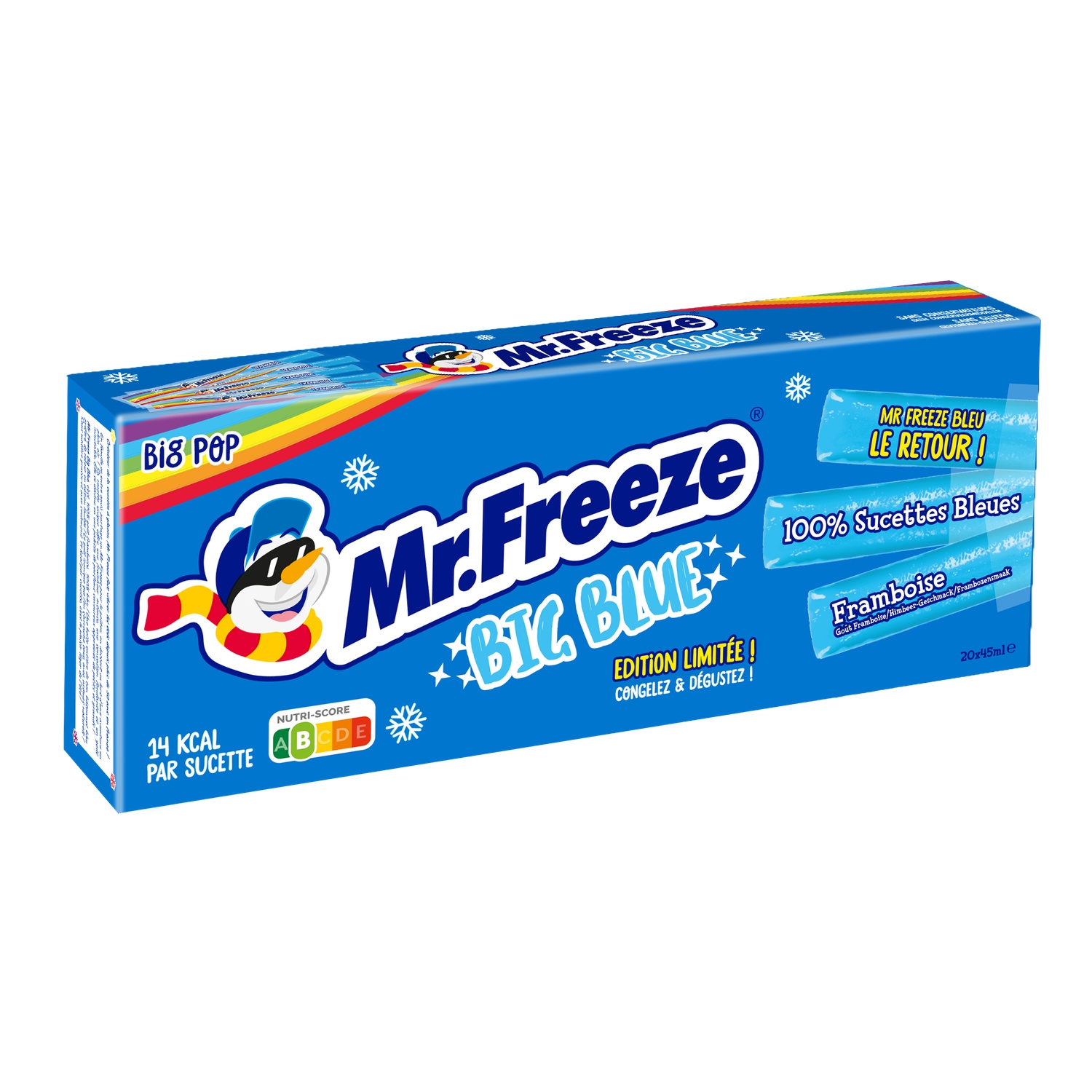 Bte 20x45ml Pop Big Blue M F