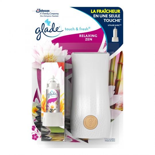 Diffuseur Touch&fresh® Relaxing Zen™ Glade® - Aux Huiles Essentielles, 10 Ml