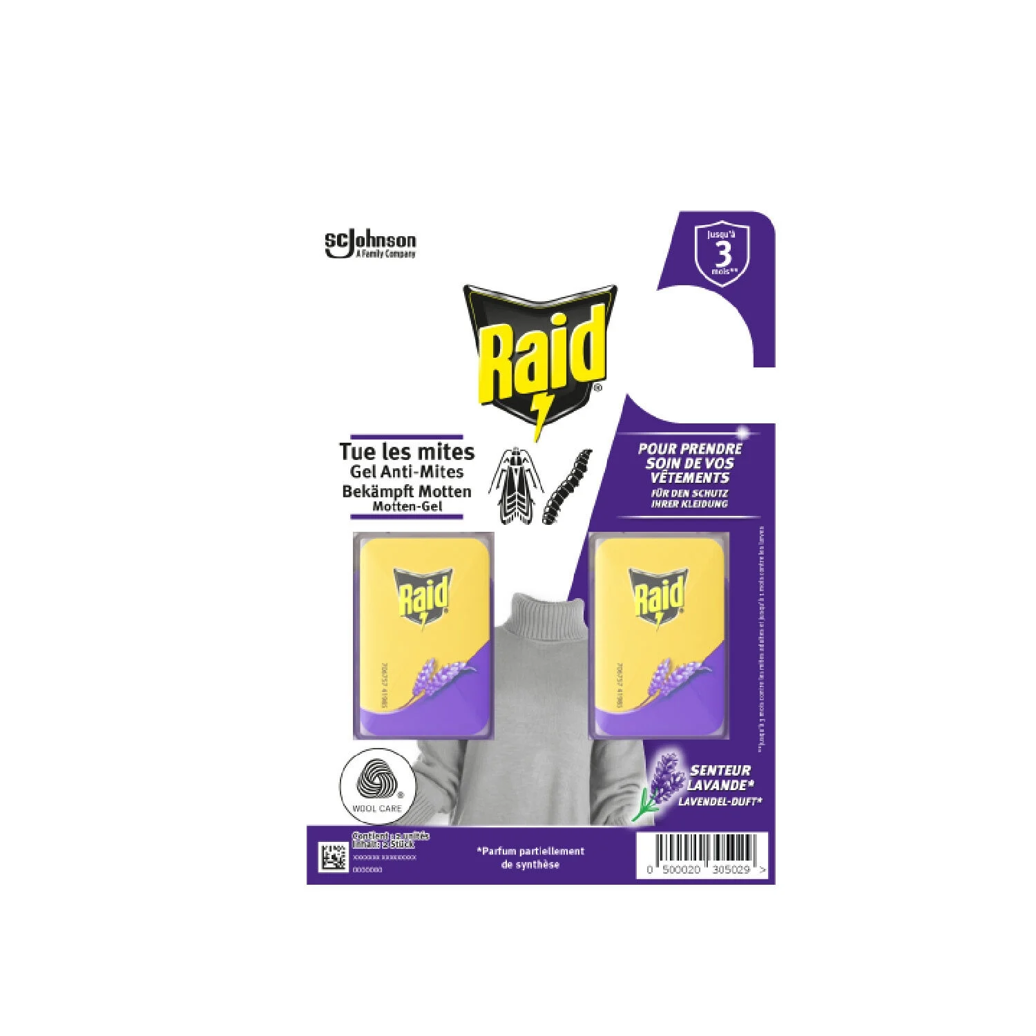 Raid Gel Antiácaros Tp 18 Lav