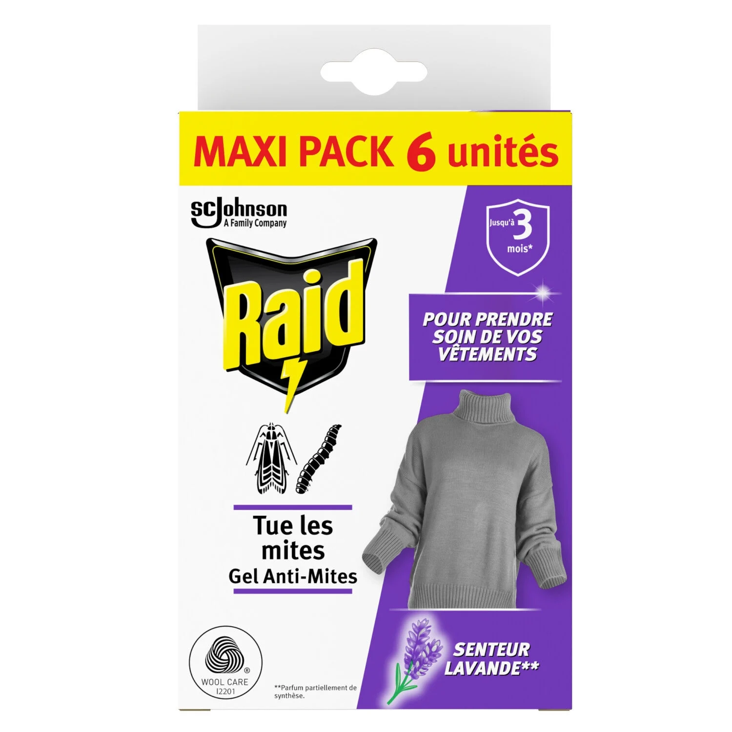 Raid Gel Lavande Mites Tp18