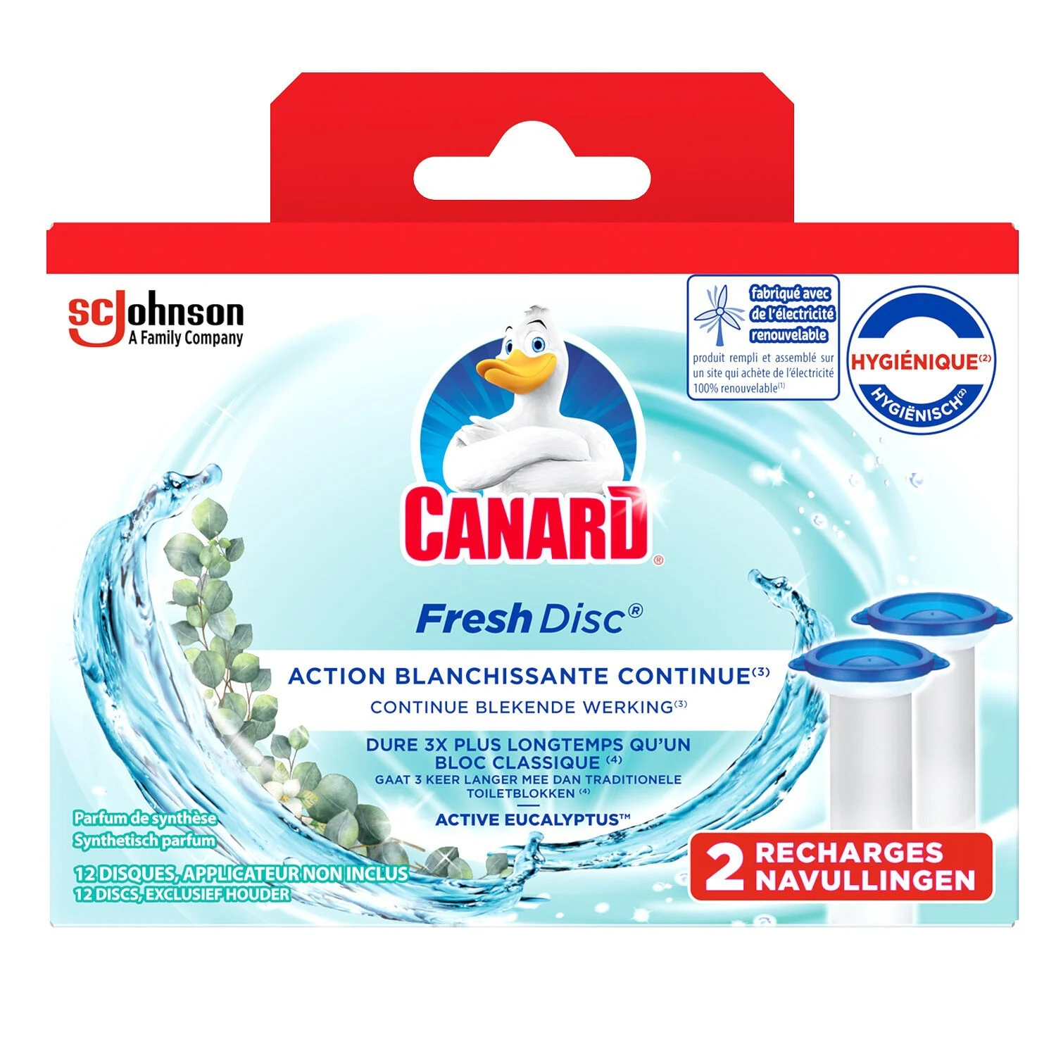 Gel Wc Fresh Disc Eucalyptus - Canard
