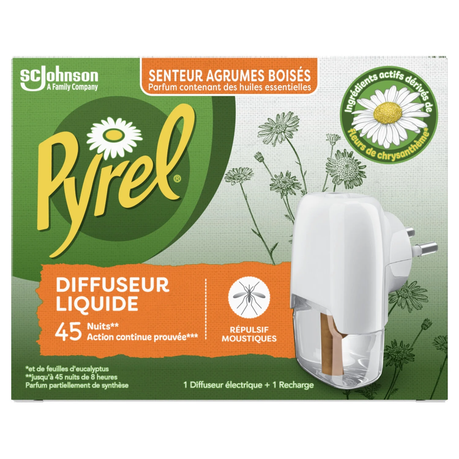 Diffusore repellente per zanzare agli agrumi X1 - Pyrel