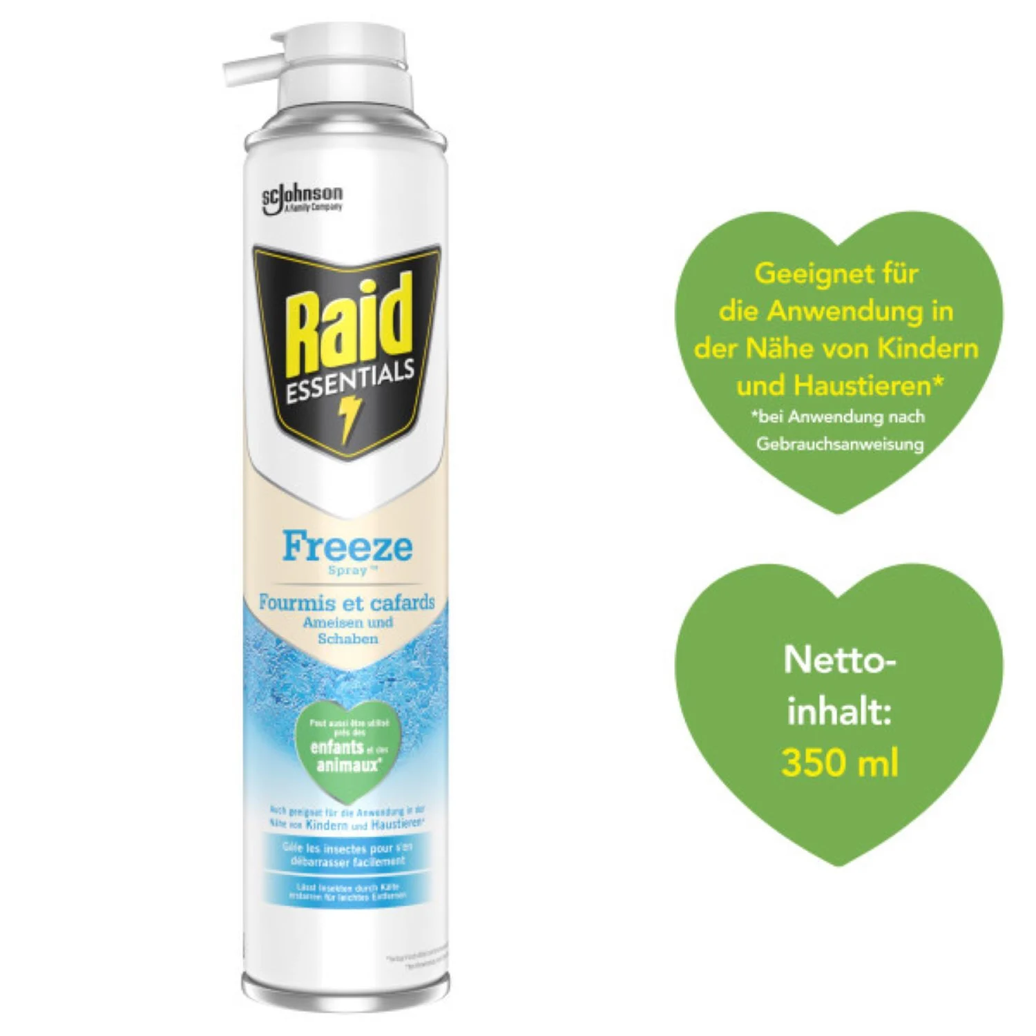 Freeze Ants And Cockroaches Insecticide X350 Ml -raid