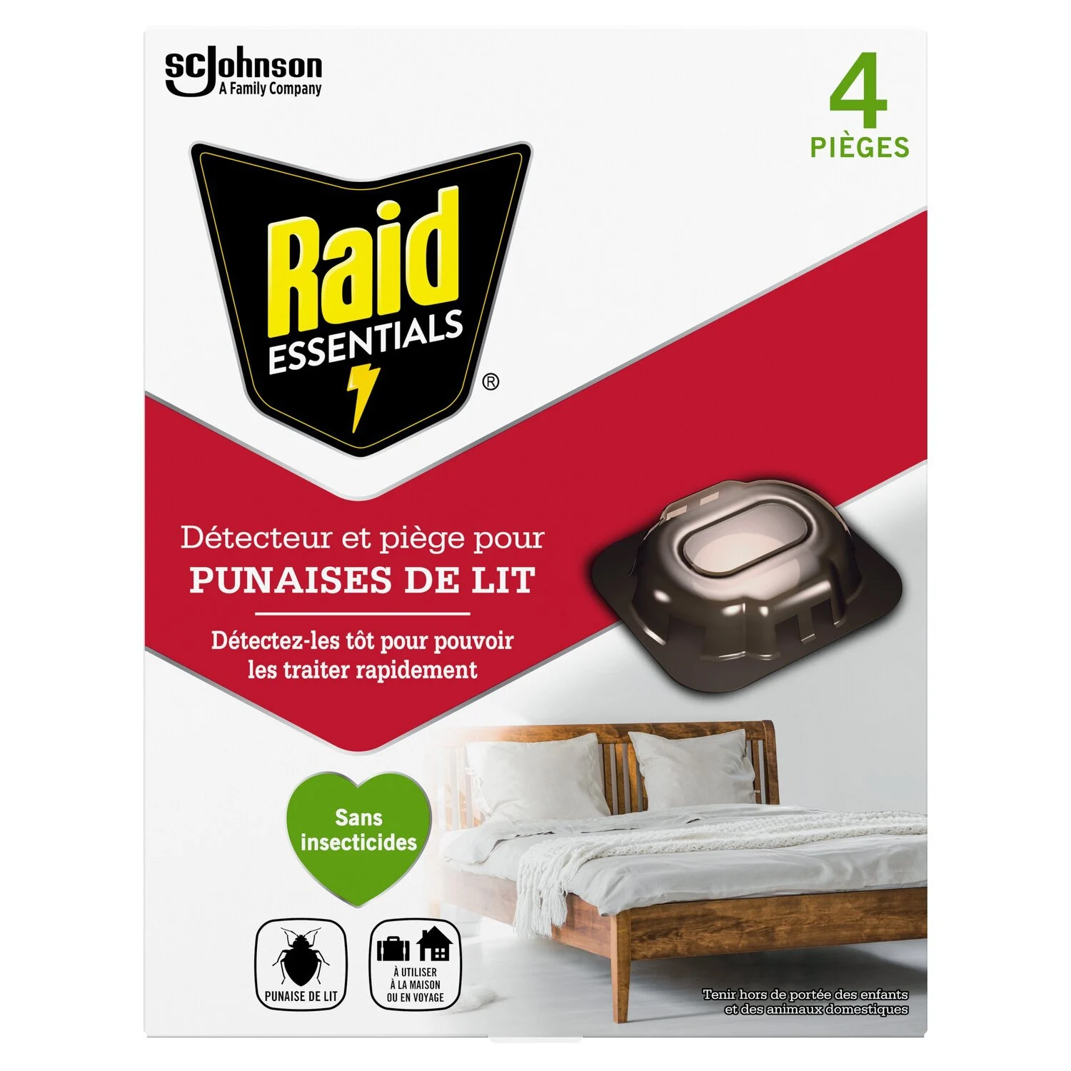 Bed Bug Insect Trap x4 - RAID