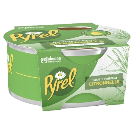 140g Pyrel Bougie Parf Citr