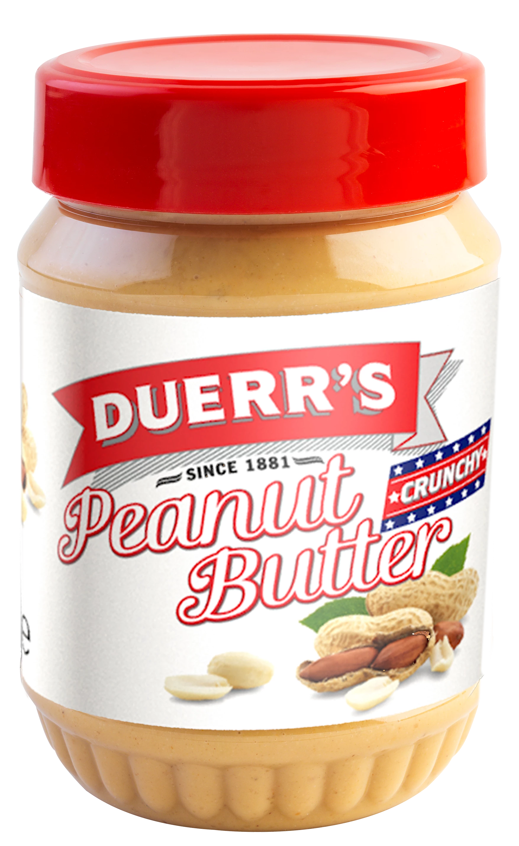 Manteiga de Amendoim com Pedaços - 340g x6 - DUERR'S
