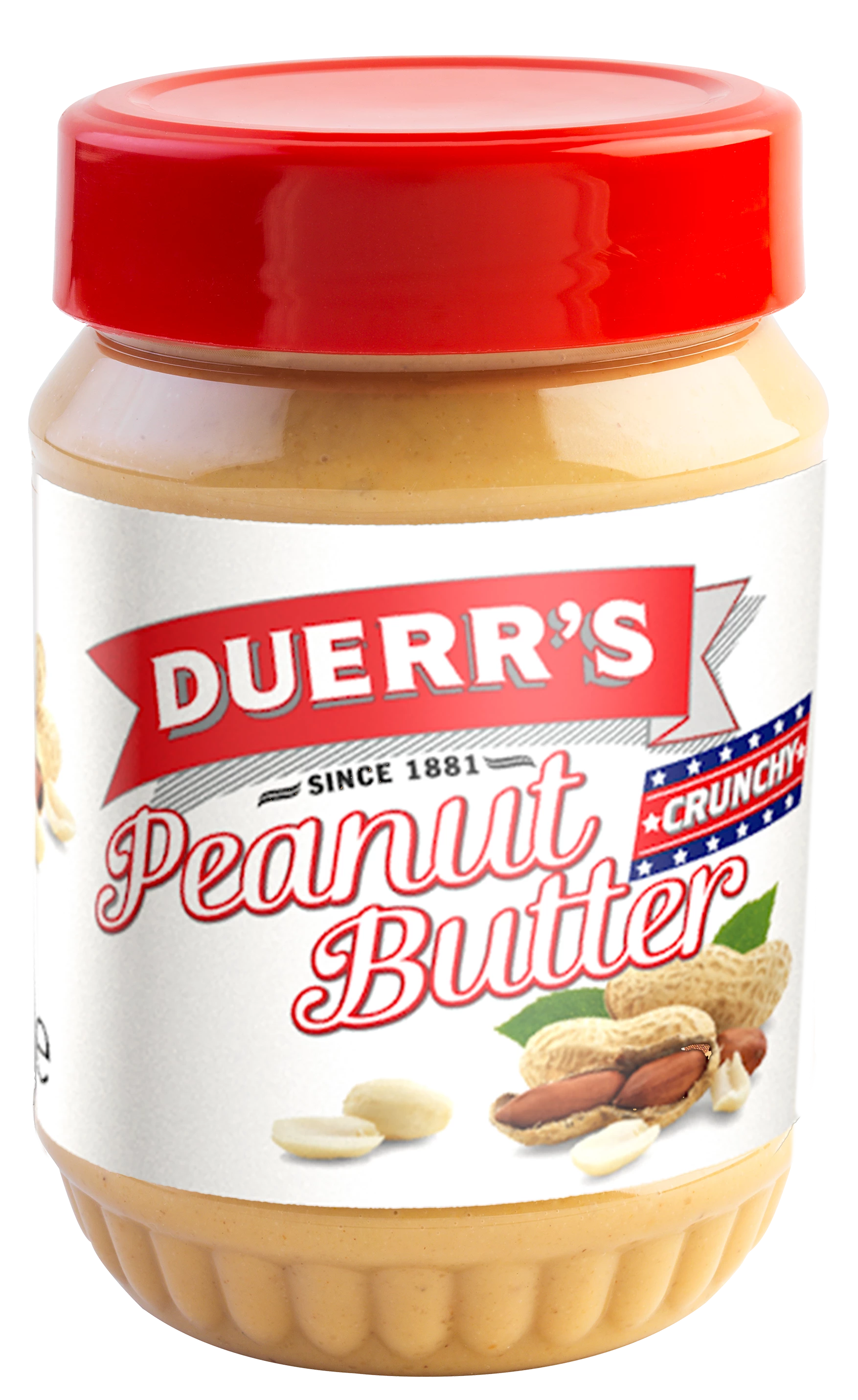 Erdnussbutter in Stücken – 340 g x6 - DUERR'S