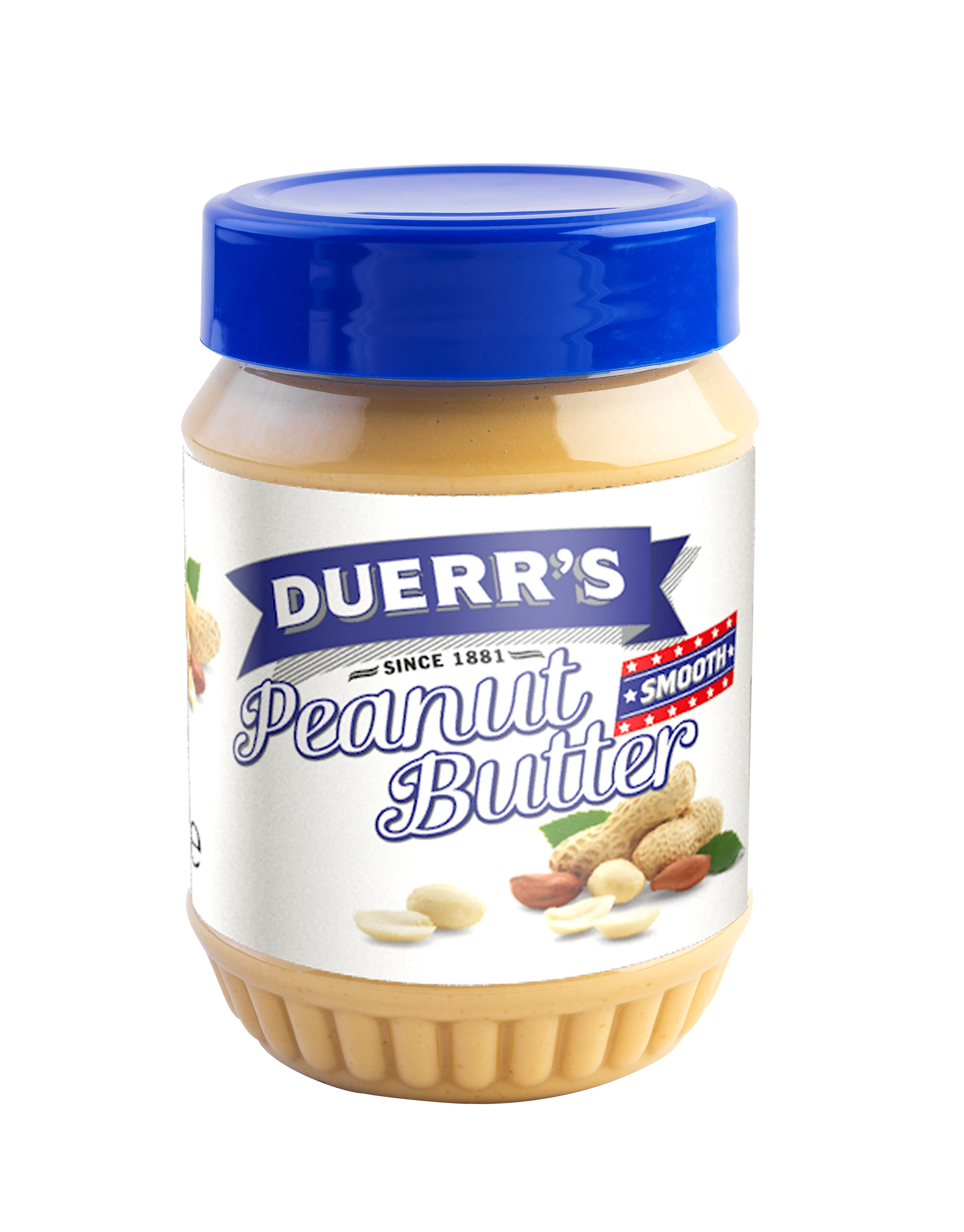 Manteiga de Amendoim Sem Pedaços, 340g - DUERR'S