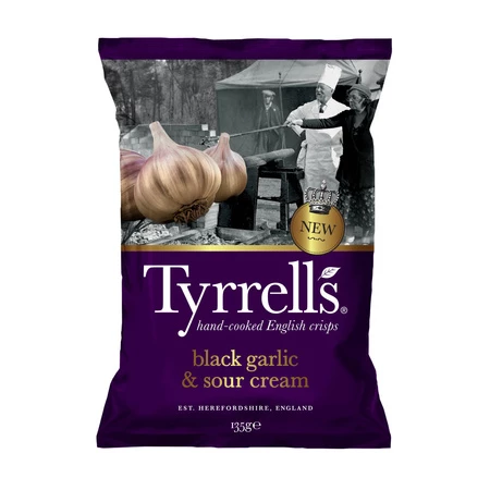135g Chips Ail Creme Tyrrells