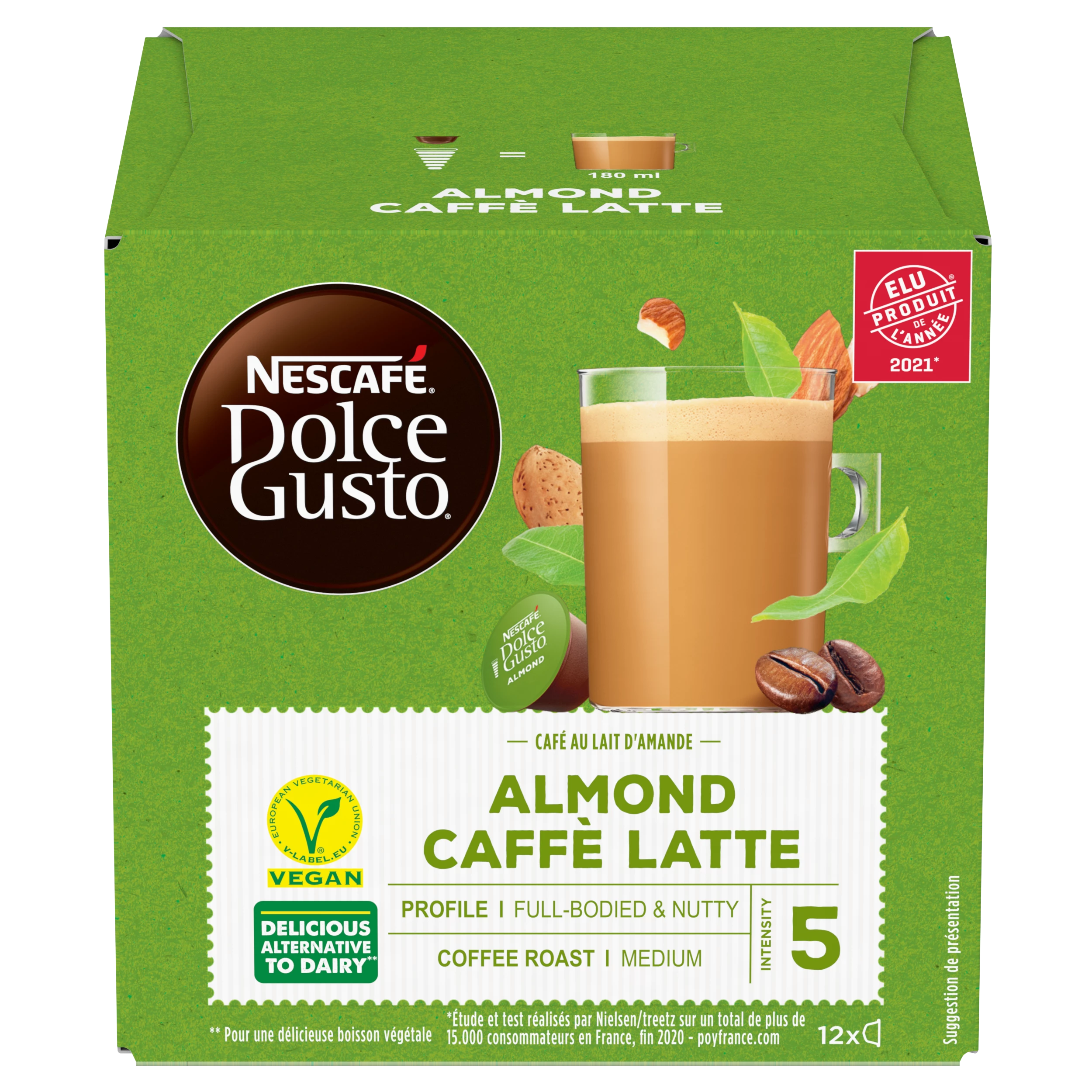 咖啡胶囊兼容 dolce gusto caffé latte amande - NESCAFÉ