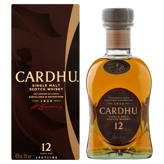 70cl Wh Sm 12a Cardhu 40 - Cardhu