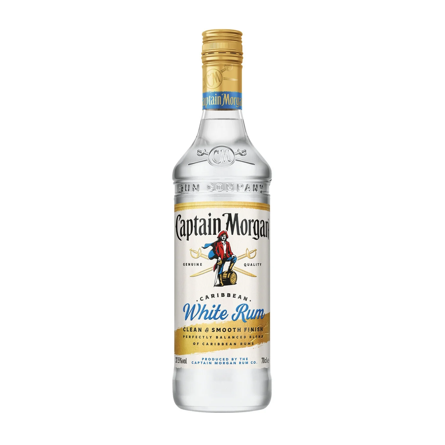 White Rum of Caraibes 37.5 ° 70cl - CAPTAIN MORGAN