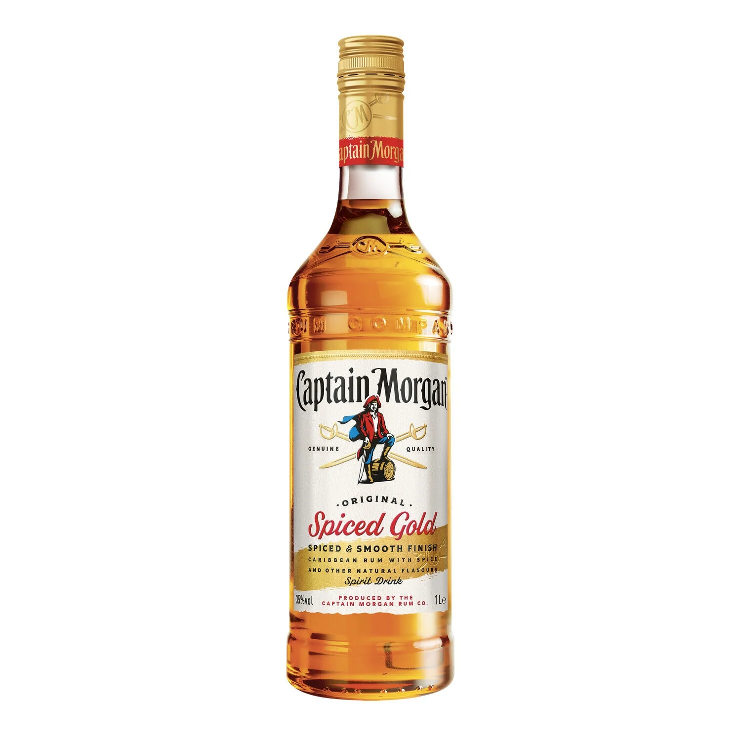 Rhum Original Spiced Gold 1L - CAPTAIN MORGAN