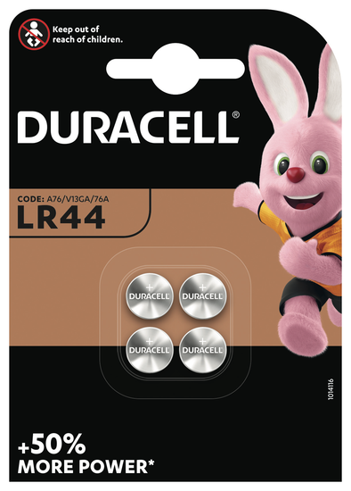 Piles Spe Lr44 Duracell X4