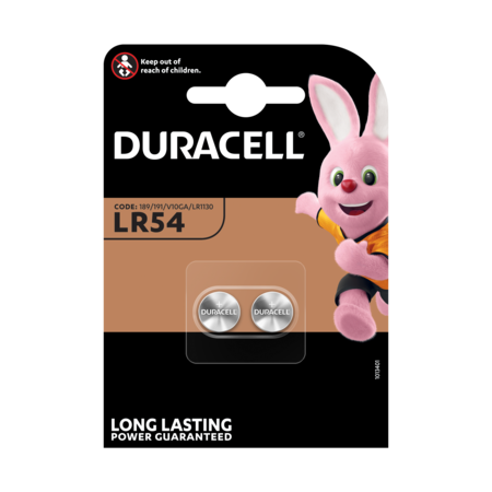 Piles Spe Lr54 Duracell X2