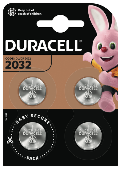 Piles Spe 2032 Duracell X4