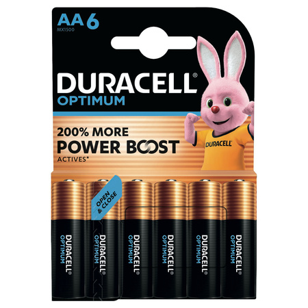 Duracell Optimum Aa X6