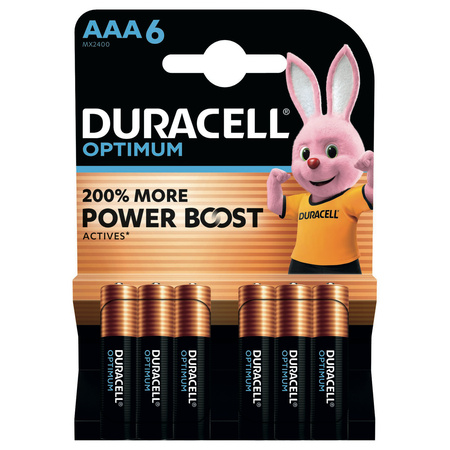 Duracell Optimum Aaa X6