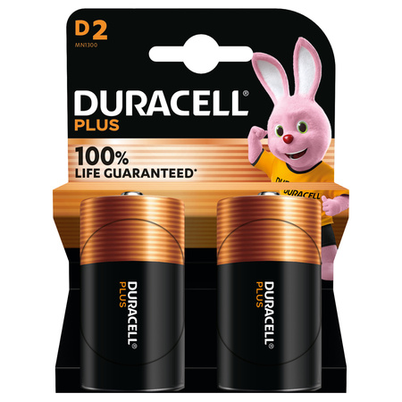 Duracell Plus 100 D X2