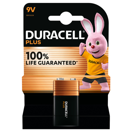 Duracell Plus 100 9v X1