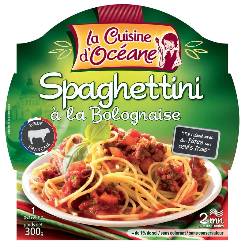 Spaghetti Bolognaise, 300g - La CUISINE D'OCEANE