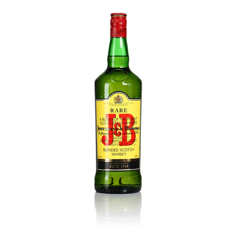 Whisky blended Scotch, 40°, bouteille de 1l, J&B