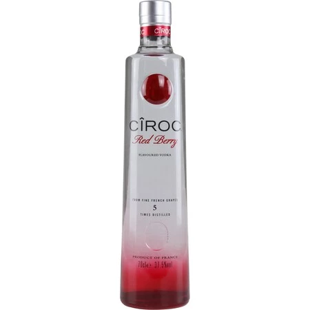 Flavoured Vodka Red Berry, 37,5°, bouteille de 70cl, CIROC