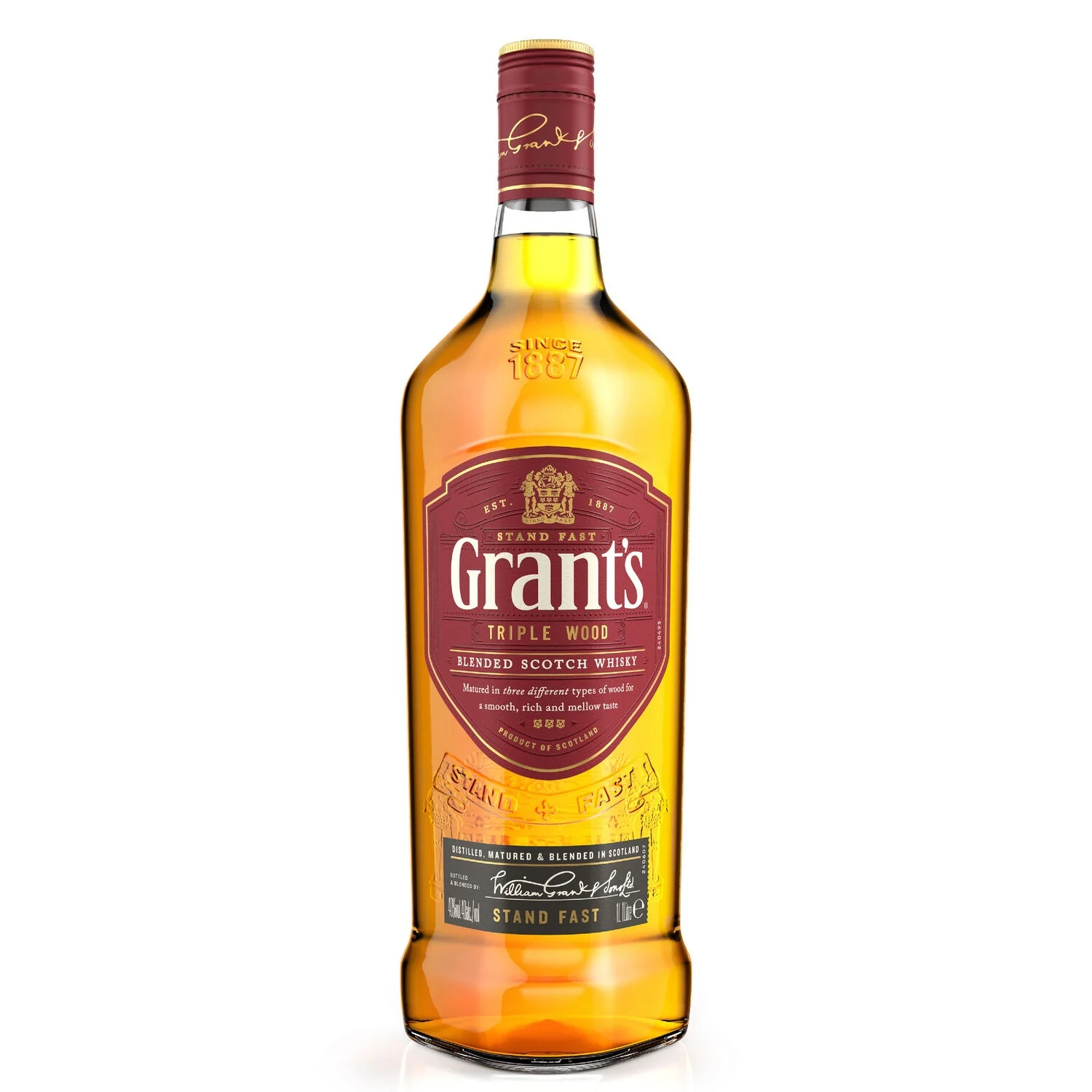 Scotch Whisky triple wood 40° 1L -  GRANT'S