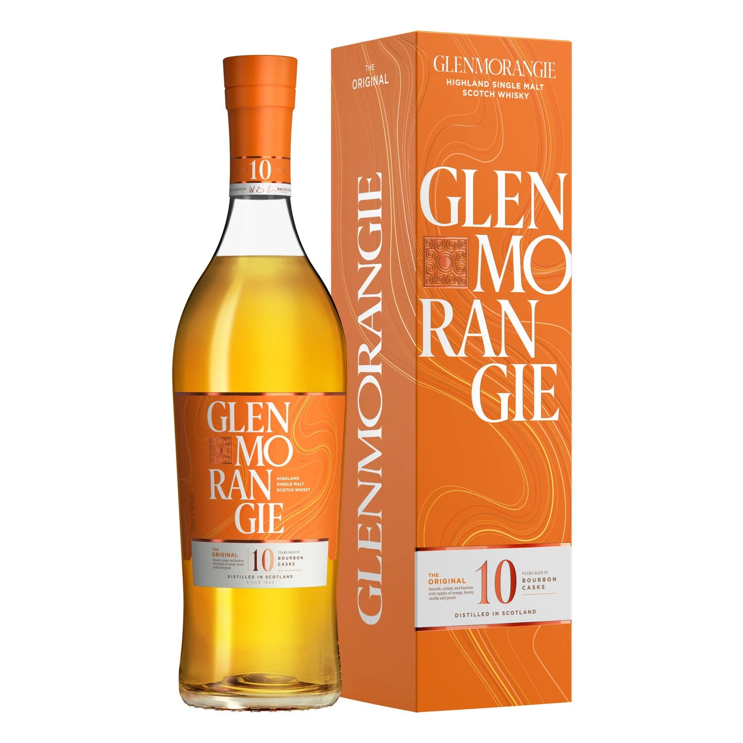 Whiskey 10 years of age single malt 70cl - GLENMORANGIE