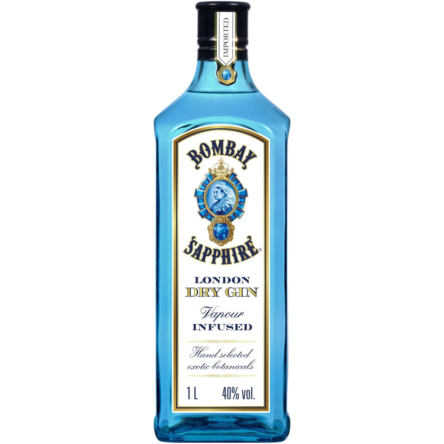 Distilled London Dry Gin 40° 1L - BOMBAY SAPPHIRE