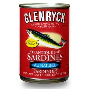 Natural Sardines (24 X 400 G) - GLENRYCK
