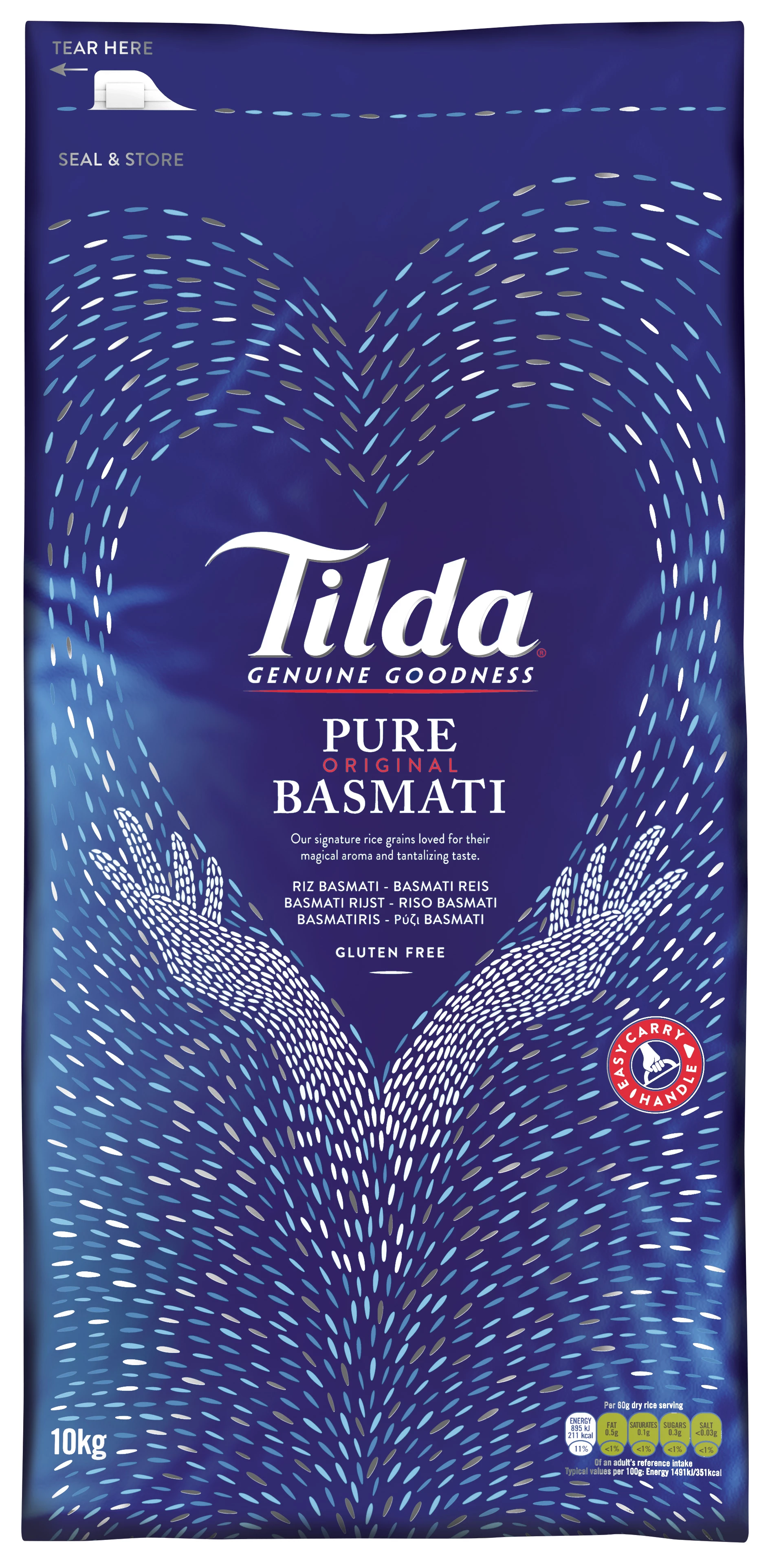 Riz Basmati Largo (1 X 10 Kg) - Tilda