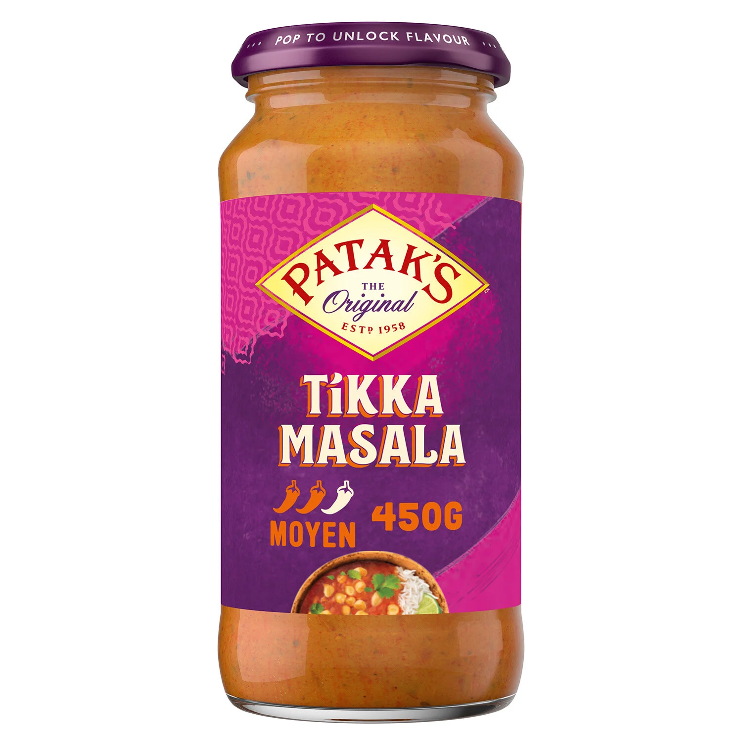 450g Sauce Tikka Masala Patak