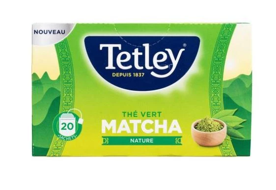 BoÃ®te De 20 Sachets Avec Protection Tetley ThÃ© Vert Matcha Nature