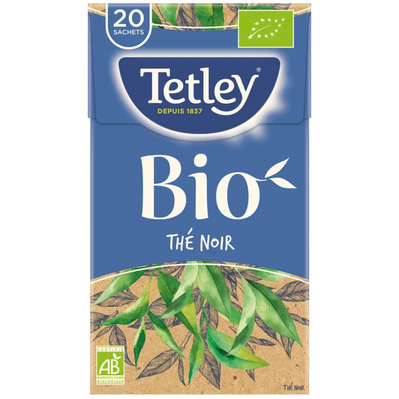 Confezione da 20 bustine di tè nero classico biologico Tetley