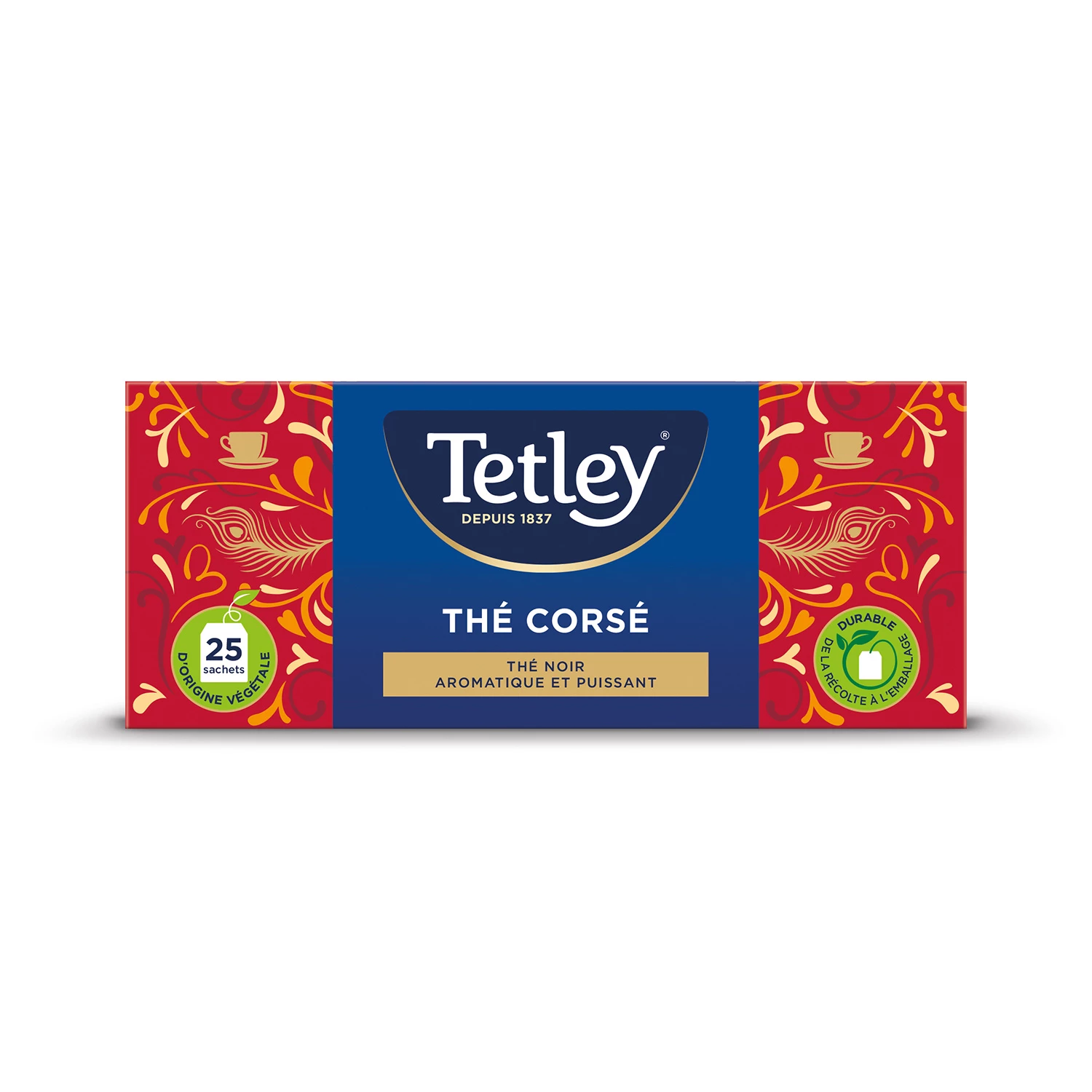 Tetley Corse Boite 25 Sach 58