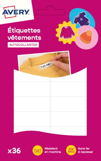 36 Etiquettes Vetements