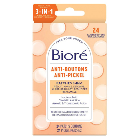 24 Patchs 3-en-1 Anti-boutons