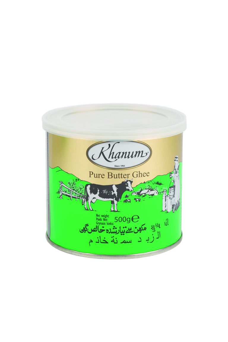 शुद्ध मक्खन घी (12 x 500 ग्राम) - खानम