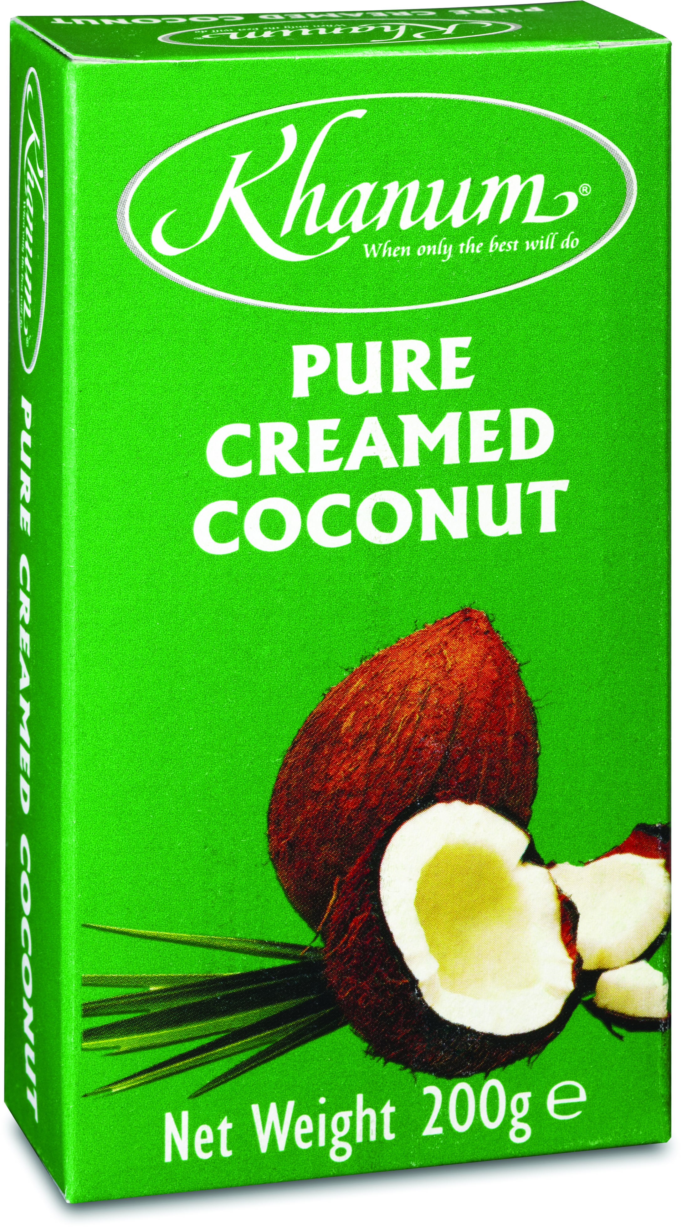 Pure Creamed Coconut (40 X 200 G) - KHANUM