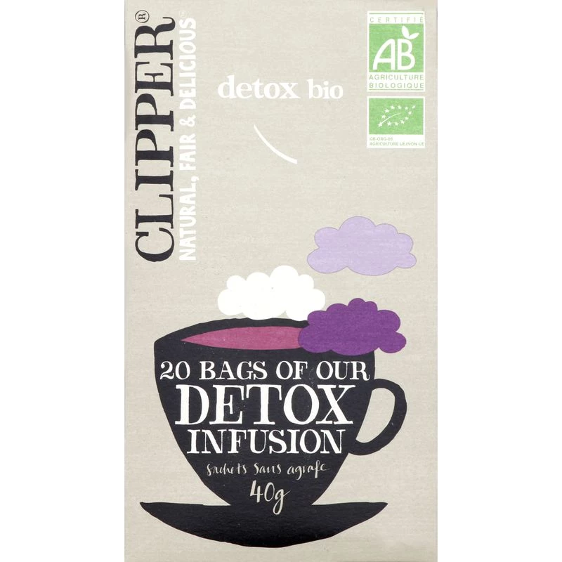 Infusión Detox Bio 40g - CLIPPER