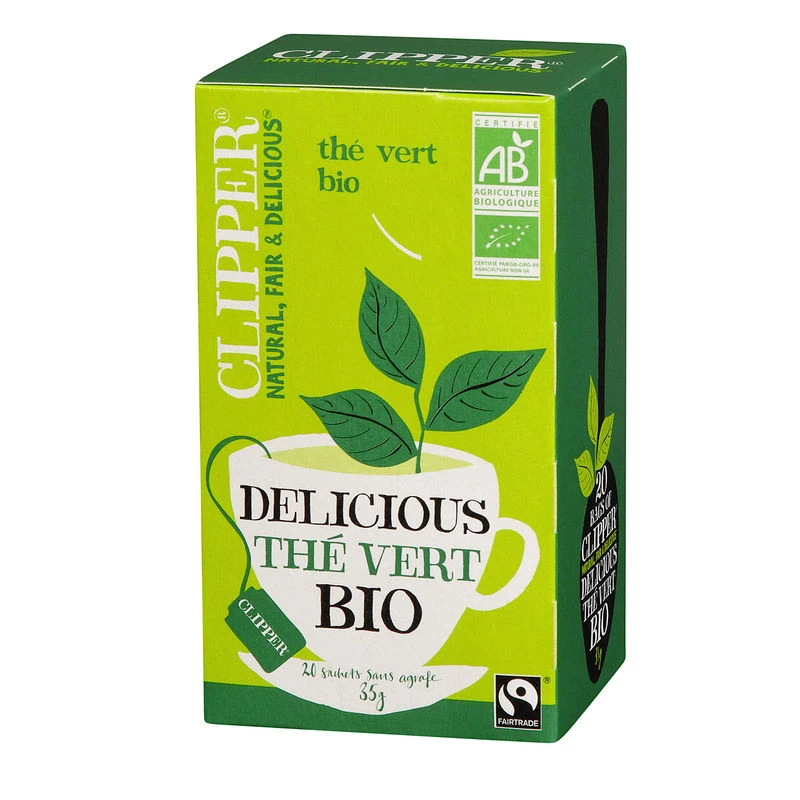 Té Verde Ecológico 35g - CLIPPER