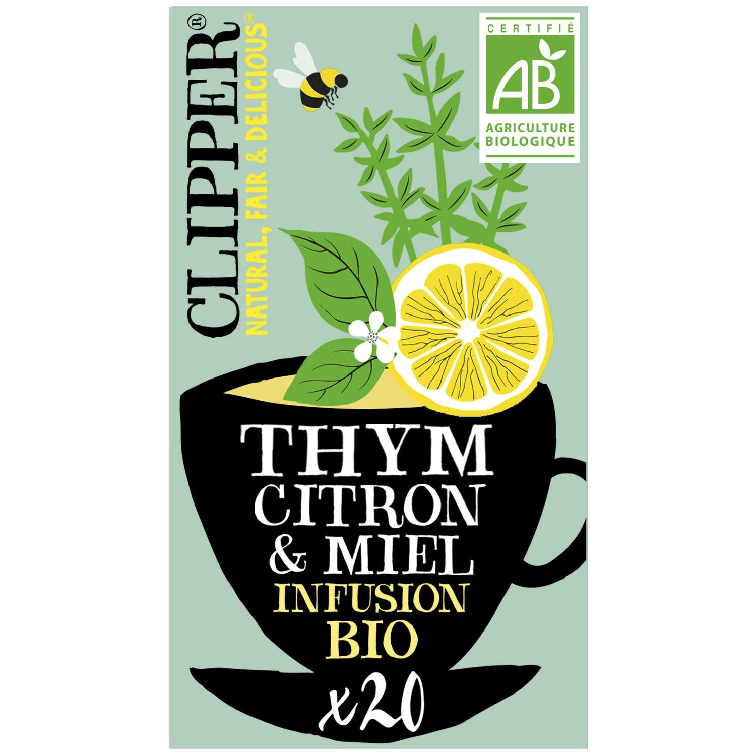 32g Infusion Thym Citron Bio - CLIPPER