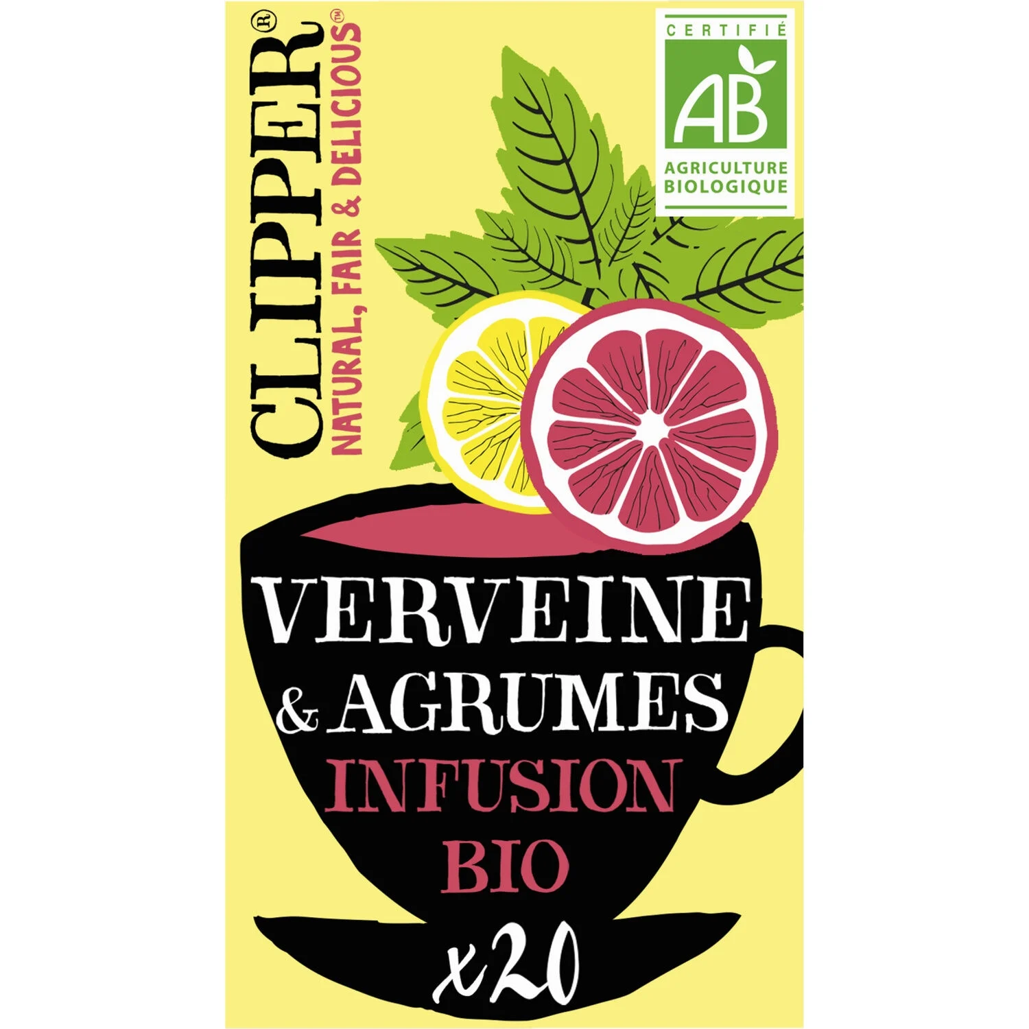30g Infu de Verbena Cítrica Orgânica - CLIPPER