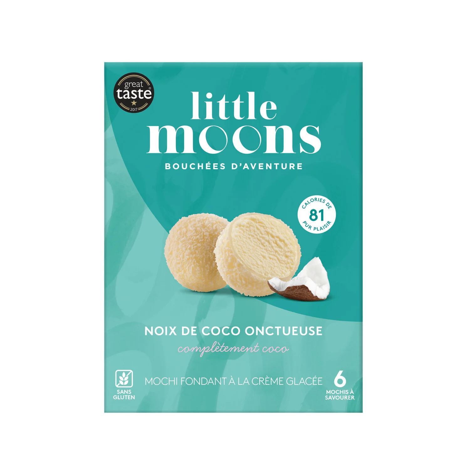 Mochi Coconut Ice Cream 6p*32g - Little Moons