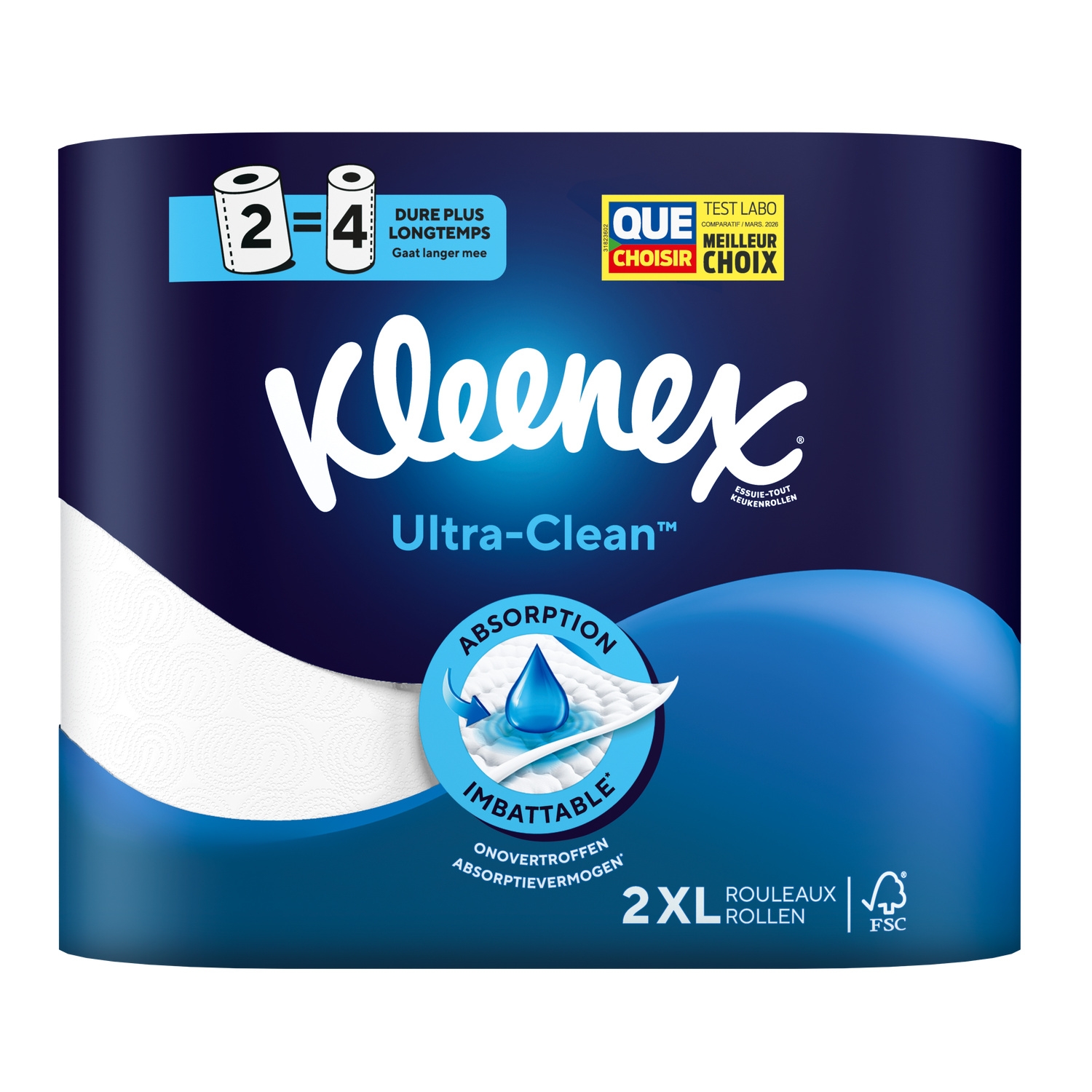 Kleenex Ultra-clean X2 Xxl