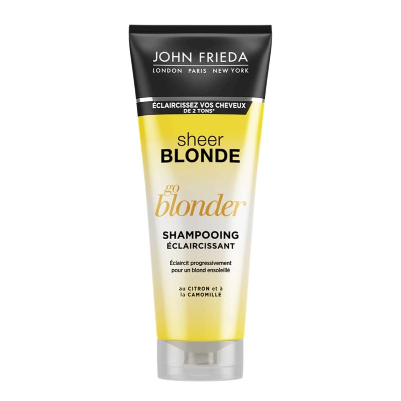 Shampoing Go Blonder Ãclaircissant 250ml - JOHN FRIEDA