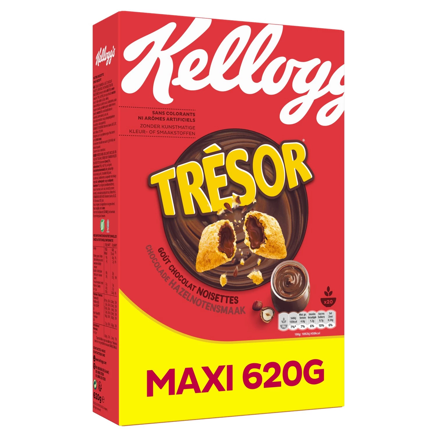 Trésor Choco Hazelnuts 620g - KELLOGG'S