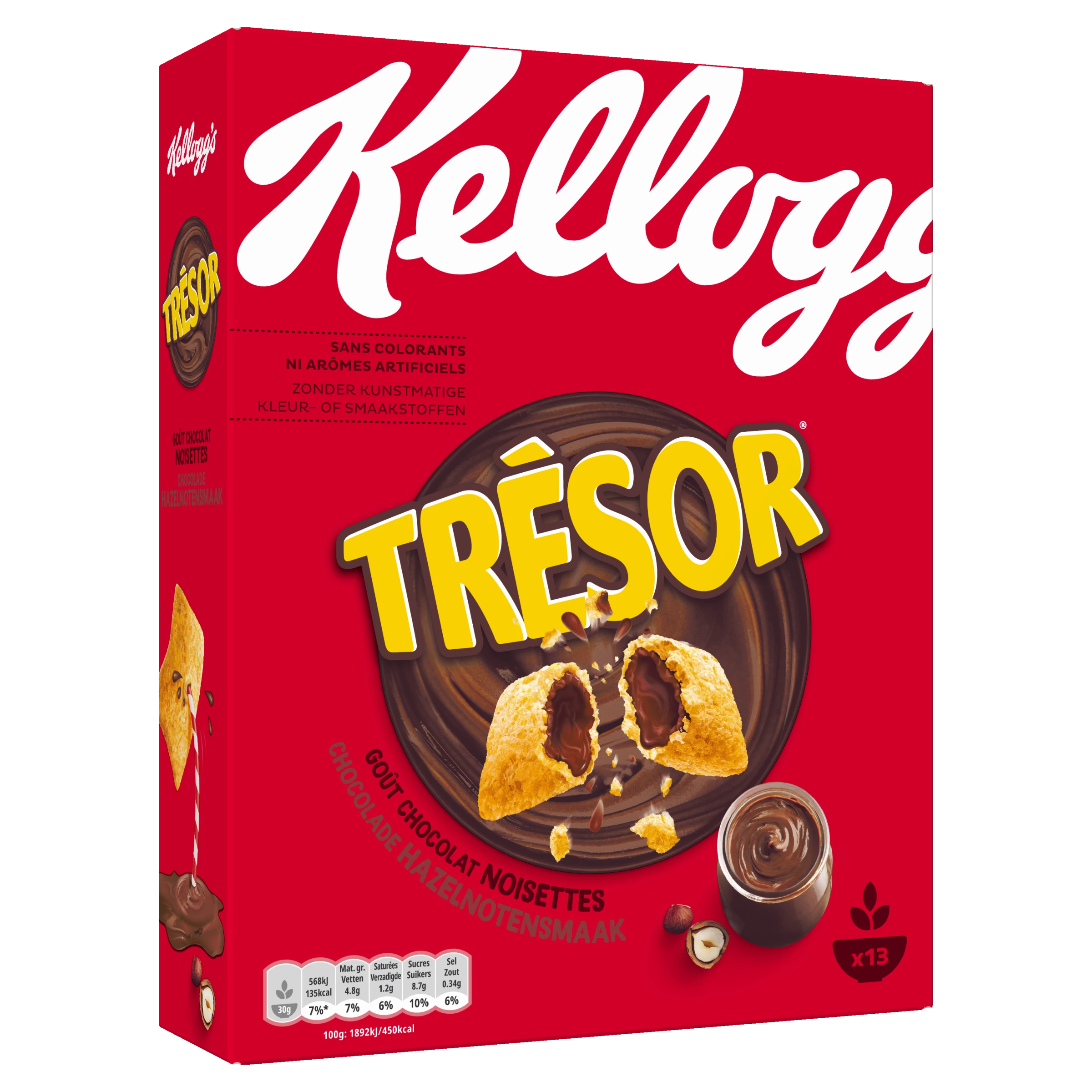 Trésor Cioccolato Alla Nocciola, 410g - KELLOGG'S